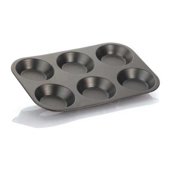Vespa - Muffin pan in non-stick aluminum with 6 small molds 30 cm