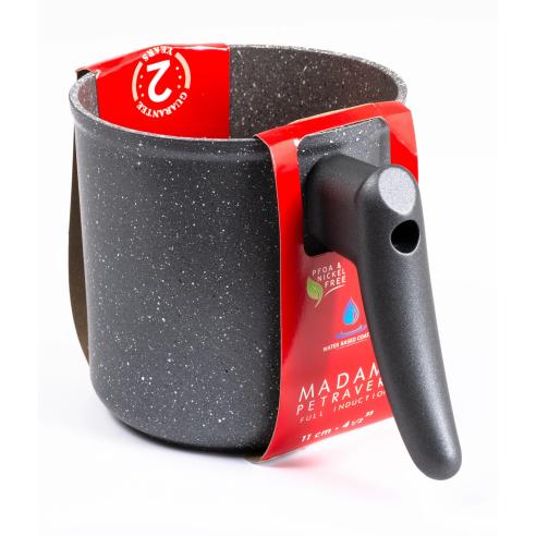 Aeternum - Bollilatte in alluminio antiaderente Petravera 11 cm