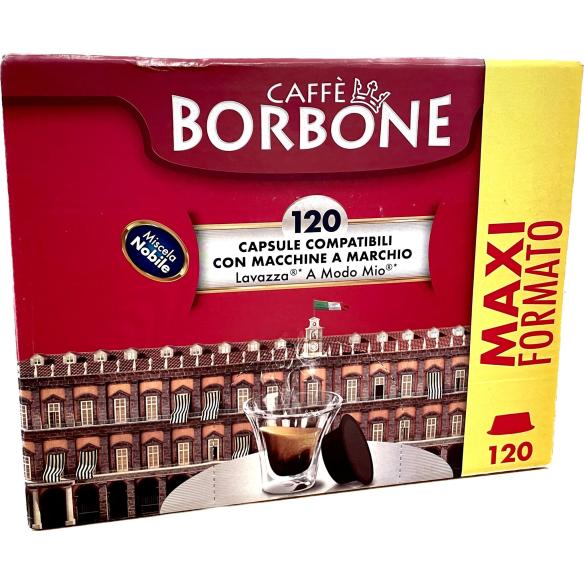 Caffè Borbone capsule compatibili Lavazza a Modo Mio miscela Nobile 120 caps