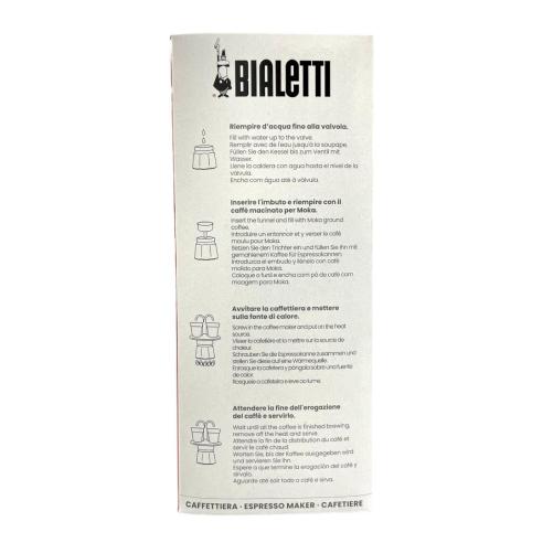 Bialetti - Caffettiera moka mini express 2 tazze cuori rossi