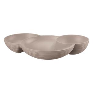 Guzzini - Tierra hors d'oeuvre dish 'Made for Nature' dove grey