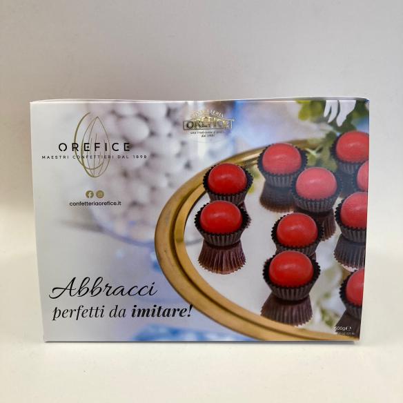 Orefice Confetti - Abbracci biscotto avvolto da cioccolato rosso 500g
