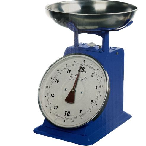 Euronovelty multicolor kitchen scale 20kg