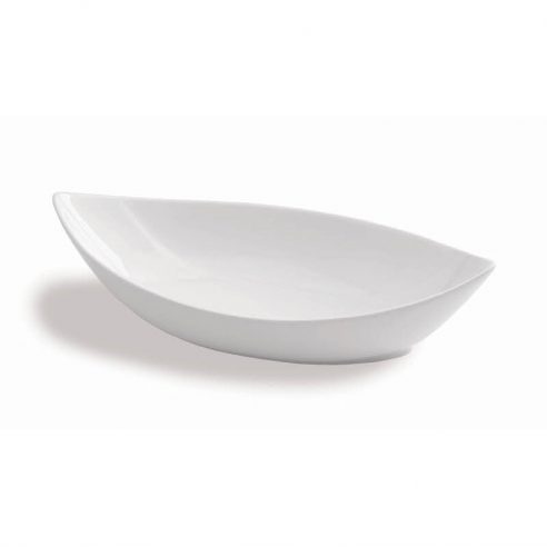 Tognana - White porcelain boat container Party line 36 cm