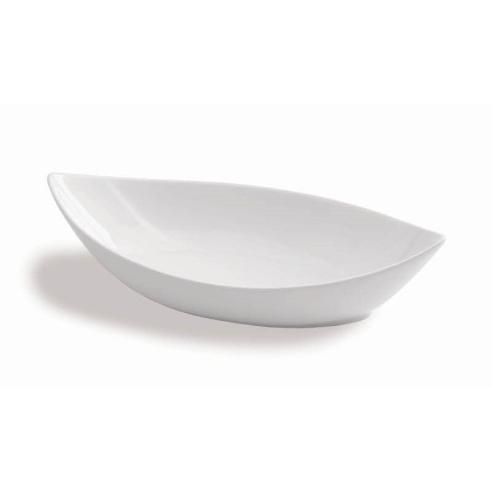 Tognana - White porcelain boat container Party line 36 cm