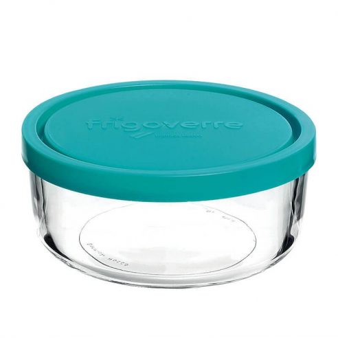 Bormioli - Round glass refrigerated container with lid 18 cm