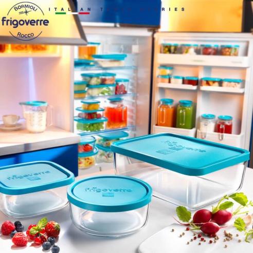 Bormioli - Contenitore frigoverre rettangolare in vetro con coperchio 26