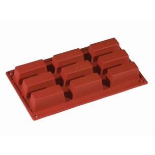 Pavoni - Silicone mold for 9 cake bricks