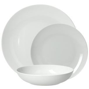 Tognana - Servizio di piatti in porcellana da 18 pezzi Metropolis