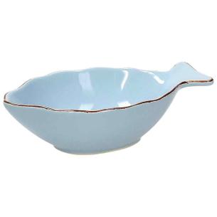 Tognana - Fish-shaped bowl in porcelain 16 cm, Relief Dory line
