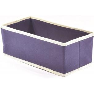 Scatola organizer Precisotto in tessuto TNT 28x14x11 cm blu