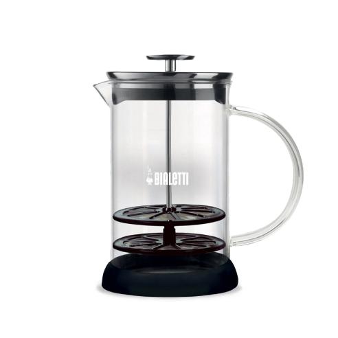Bialetti - Cappuccinatore manuale perfetto crema in vetro borosilicato 330ml