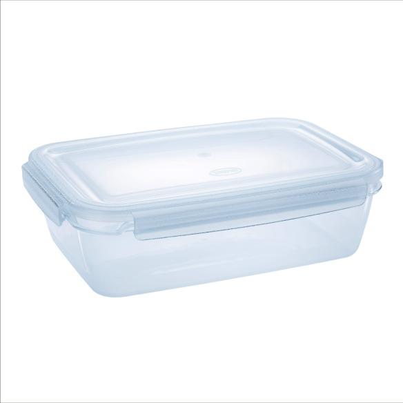 Tontarelli - Contenitore frigo box ermetico in plastica rettangolare Fresh Lock da 3,1 litri
