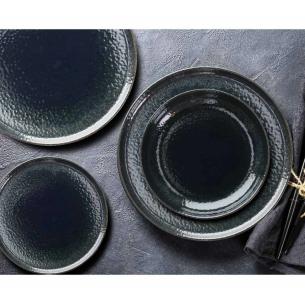 Tognana - Deep plate in porcelain 22 cm Blue Lagoon line 2