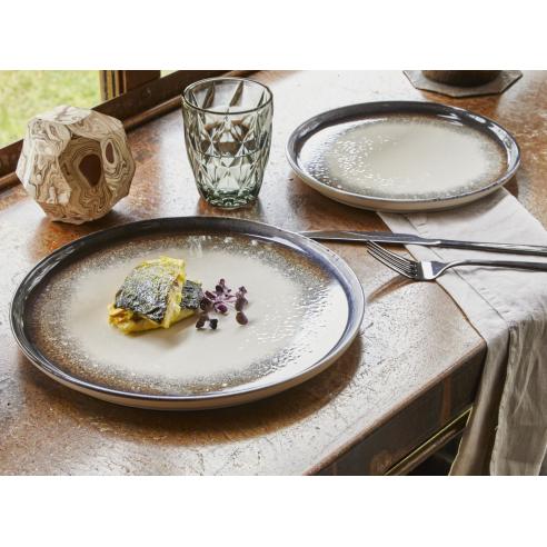 Tognana - Piatto dessert in porcellana da 22 cm linea Lagoon White