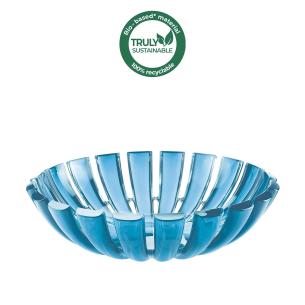Guzzini - Trash container in recyclable organic plastic Dolcevita turquoise line 25 cm