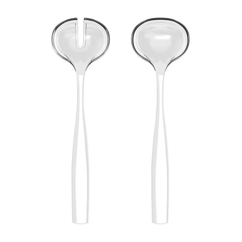 Guzzini - Posate insalata in plastica biologica riciclabile linea Dolcevita bianco