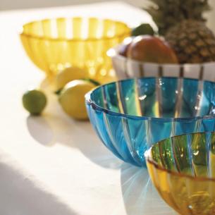 Guzzini - XL container in recyclable organic plastic Dolcevita line 30 cm turquoise 2