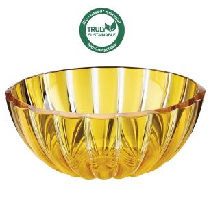 Guzzini - Contenitore XL in plastica biologica riciclabile linea Dolcevita 30 cm ambra