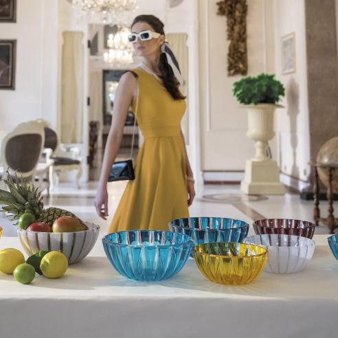 Guzzini - Contenitore L in plastica biologica riciclabile linea Dolcevita 25 cm amatista