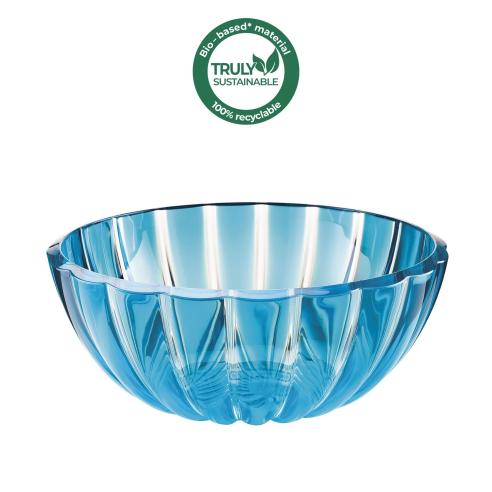 Guzzini - Container L in recyclable organic plastic Dolcevita line 25 cm turquoise