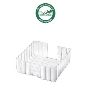 Guzzini - Portatovaglioli in plastica biologica riciclabile linea Dolcevita bianco