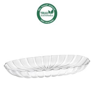Guzzini - Recyclable organic plastic serving tray, white Dolcevita line