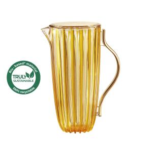 Guzzini - Jug with lid in recyclable organic plastic Dolcevita line amber 1.75 litres