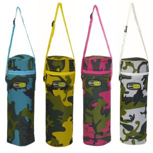 Gio'Style - Camouflage thermal bottle holder with shoulder strap 1.5 liters