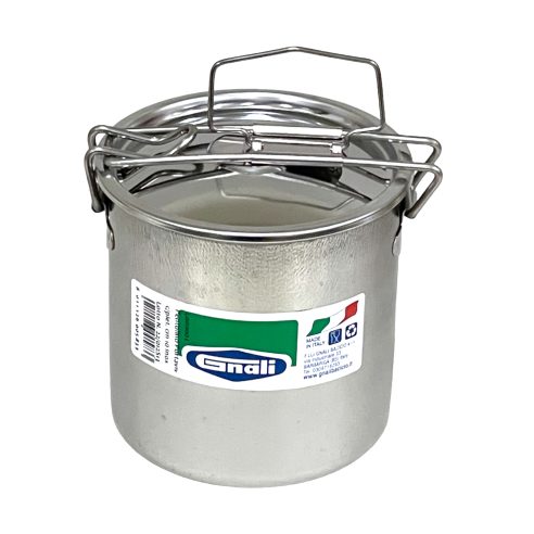 Gnali - Stainless steel food holder with dish 10 cm