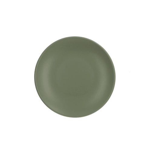 Tognana - Piatto dessert in gres porcellanato linea Ritual verde da 20 cm