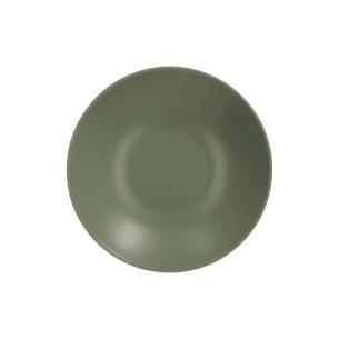 Tognana - Piatto fondo in gres porcellanato linea Ritual verde da 22 cm
