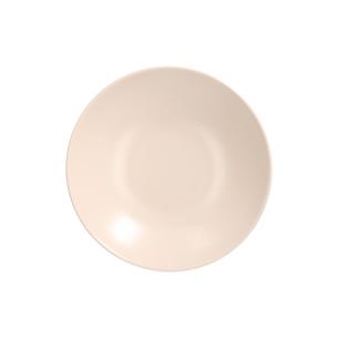Tognana - Deep plate in cream porcelain stoneware Ritual line 22 cm