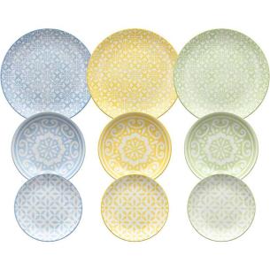 Tognana - Servizio di piatti in porcellana da 18 pezzi linea Madison Lipari
