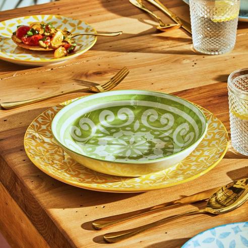 Tognana - Servizio di piatti in porcellana da 18 pezzi linea Madison Lipari