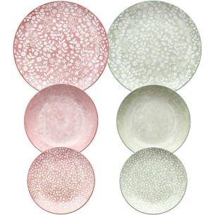 Tognana - Servizio di piatti in porcellana da 18 pezzi linea Madison  Atelier