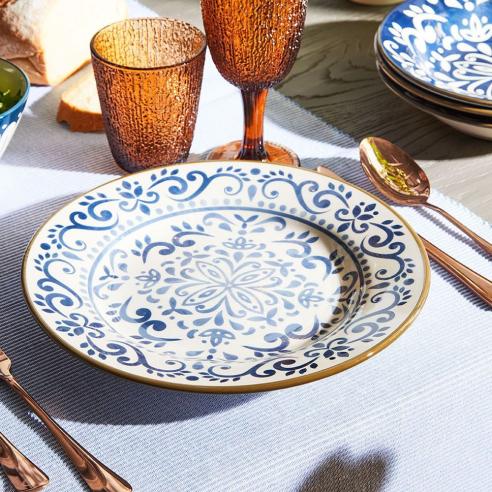 Tognana - Servizio di piatti in gres porcellanato da 18 pezzi linea Vela Naxos