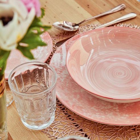 Tognana - Servizio di piatti in porcellana da 18 pezzi linea Madison Petra