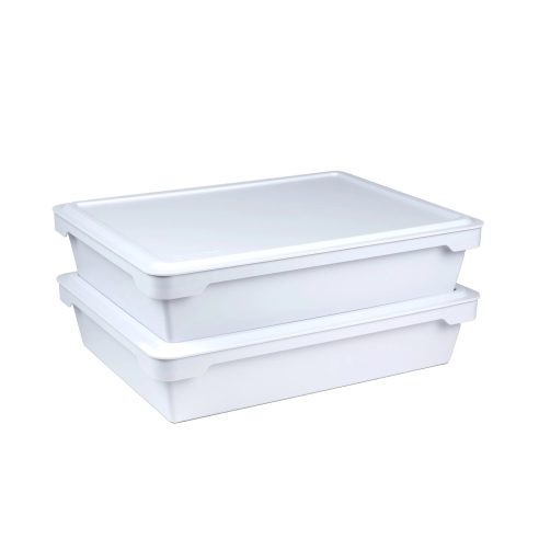 Ooni - Set of 2 boxes with lid for pizza dough leavening 42x32 cm