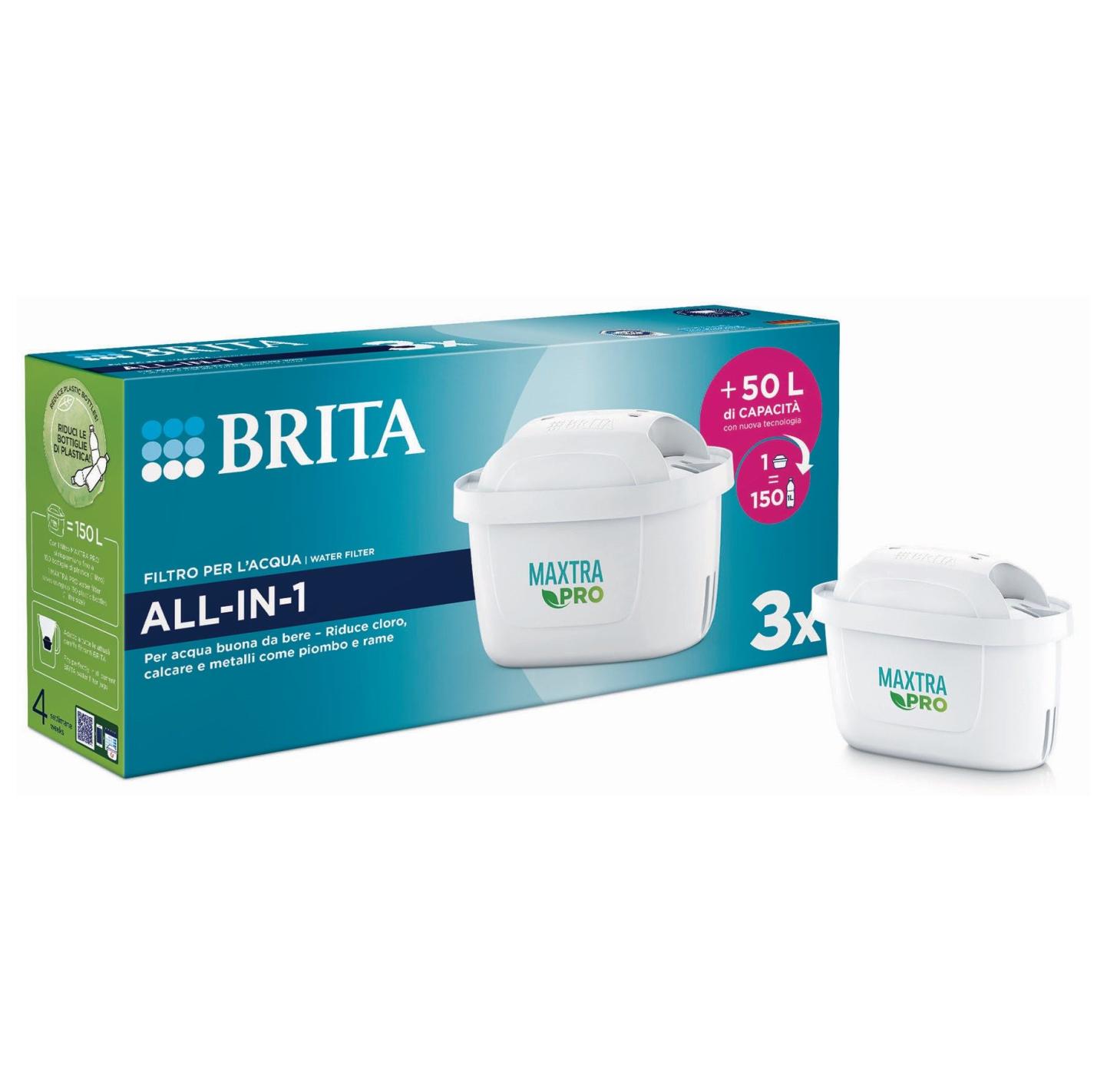 Brita - Bollitore con filtro Marella 2,4 l + 3 filtri