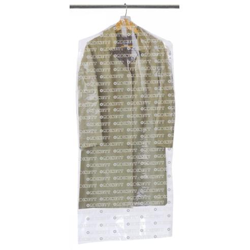 Ordinett - Set 3 custodie in plastica per cappotti 65x140 cm