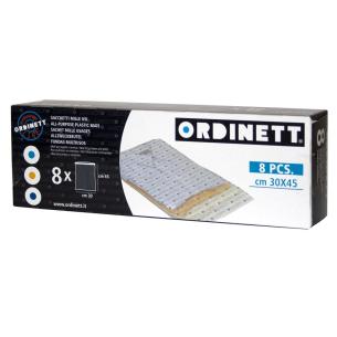 Ordinett - Set 8 sacchetti multiuso in plastica per maglie e camicie 30x45 cm