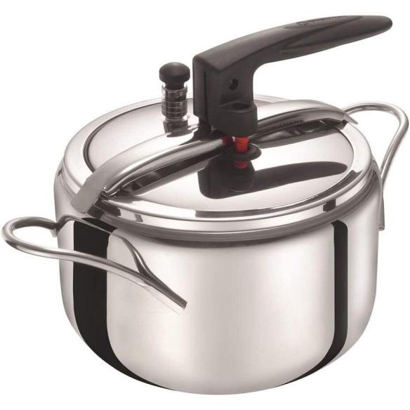 Aeternum - Pressure cooker in stainless steel suitable for induction La Divina 5 liters