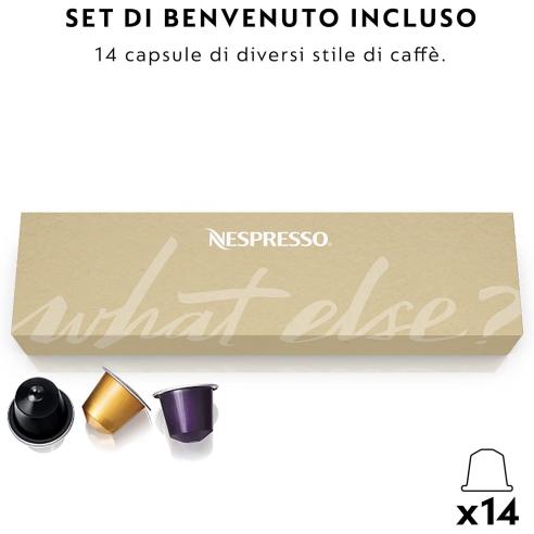 De Longhi - Nespresso Essenza Mini EN85.B espresso machine with 14 capsules