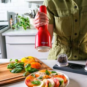 FinaMill - Adjustable battery-operated pepper and spice mill with LED light and two finapod Pro Plus included