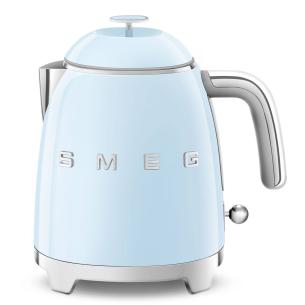 Smeg - Small retro 50s style light blue electric kettle KLF05PBEU