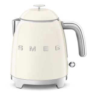 Smeg - Retro 50's style small electric kettle with cream KLF05CREU