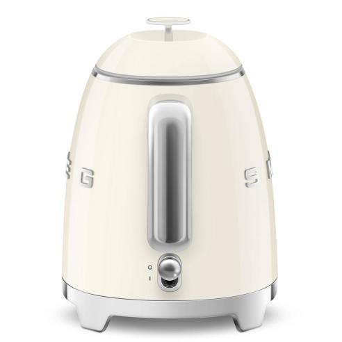 Smeg - Retro 50's style small electric kettle with cream KLF05CREU