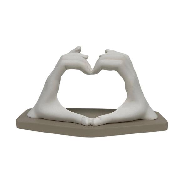 Bongelli Preziosi - Heart hands with base cm 16 x 9h