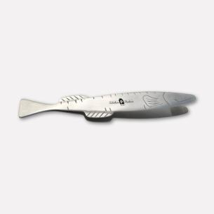 Paolucci - Stainless steel fishbone tongs salmon shape 16 cm